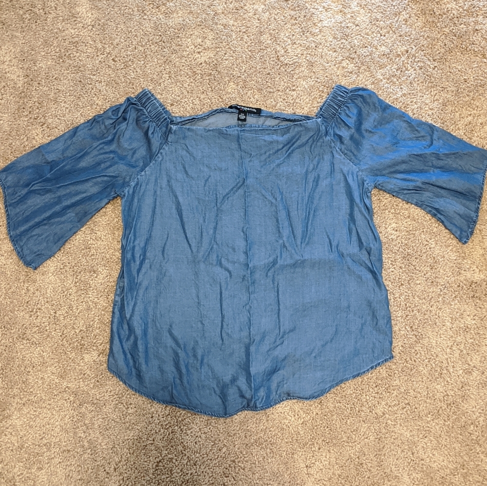 Denim Off-the-Shoulder